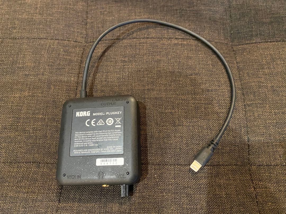 KORG plugKEY モバイル MIDI/オーディオ