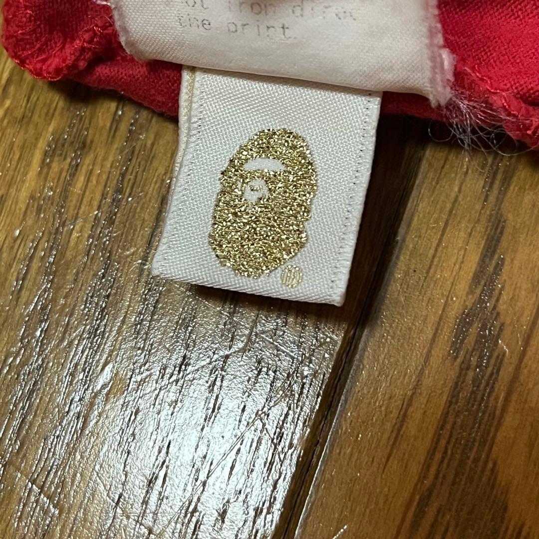 【大人気】A Bathing Ape APEタンクトップ 赤 レッド 【M】