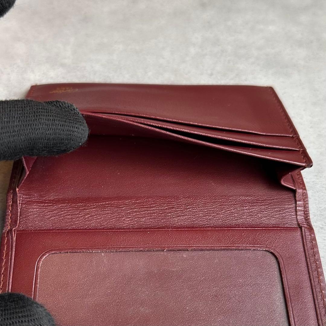Cartier マストライン　名刺入れ　パスケース　IDケース　定期入れ