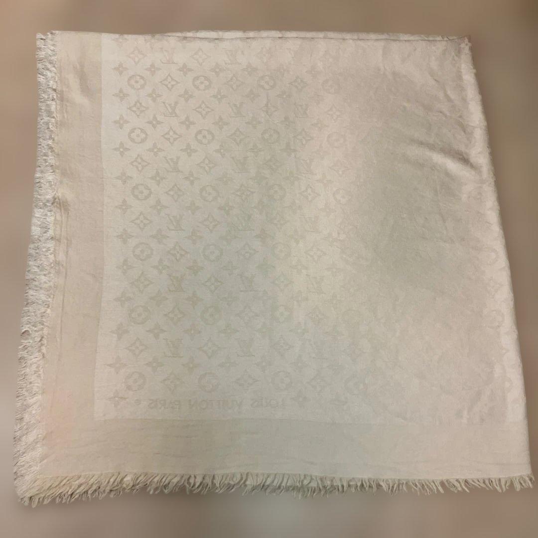 ★期間限定お値下げ中★【美品】ルイヴィトン フリンジ付き 大判ストール ショール