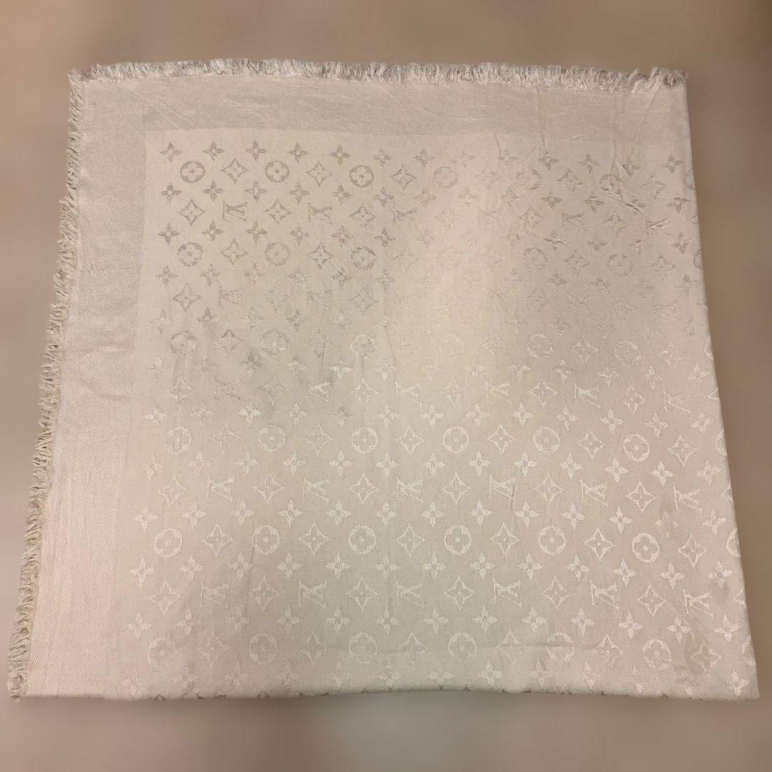 ★期間限定お値下げ中★【美品】ルイヴィトン フリンジ付き 大判ストール ショール