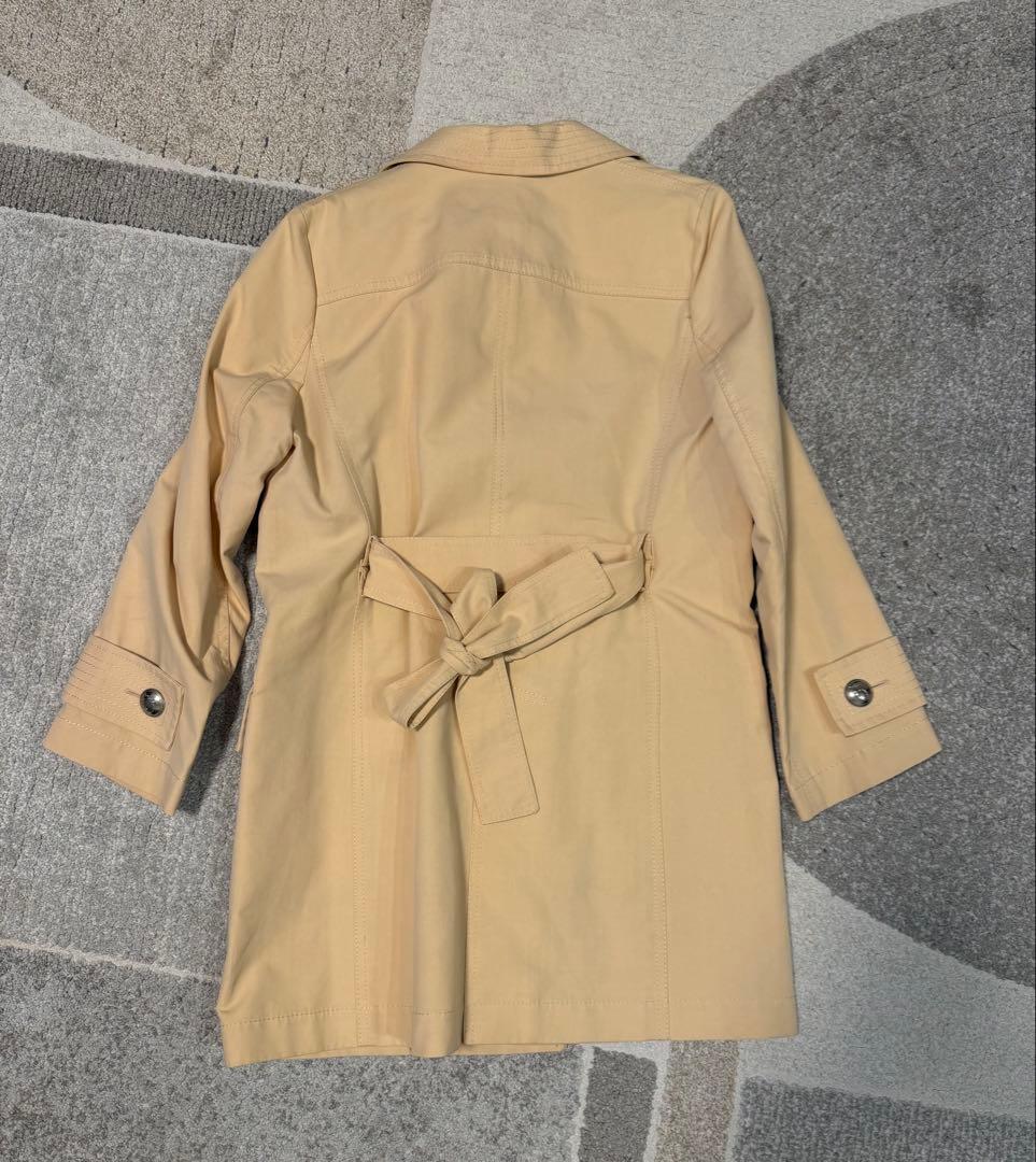 【美品】Salvatore Ferragamo ベージュトレンチコート 40