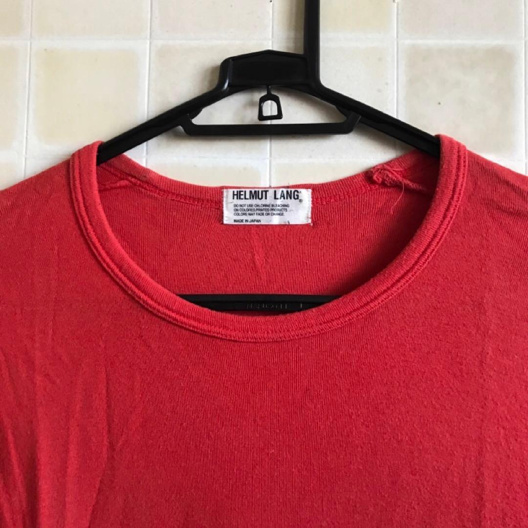 Helmut Lang ヘルムートラング半袖TshirtsM本人期レアアーカイブ