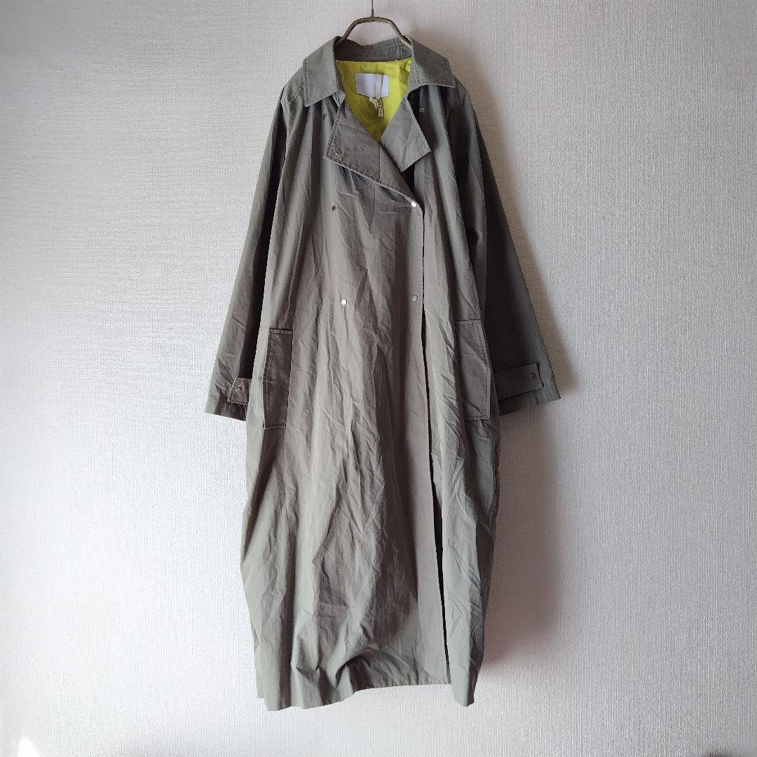 新品同様 TRANOI/トラノイ トレンチコート カーキ サイズ1 ロング