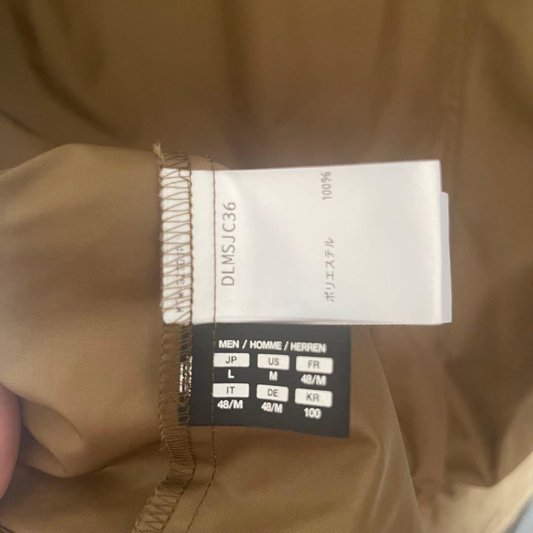 美品 デサント ポーズ L フーデッド オーバーコート ブラウン 撥水 軽量