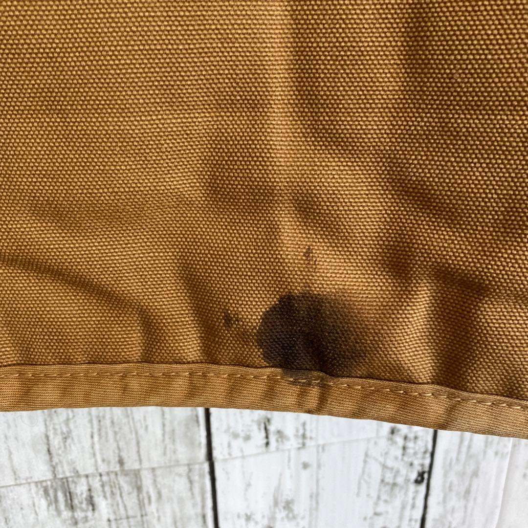 【貴重】Carhartt ダックベスト ボア裏地 ブラウン BRN XXL