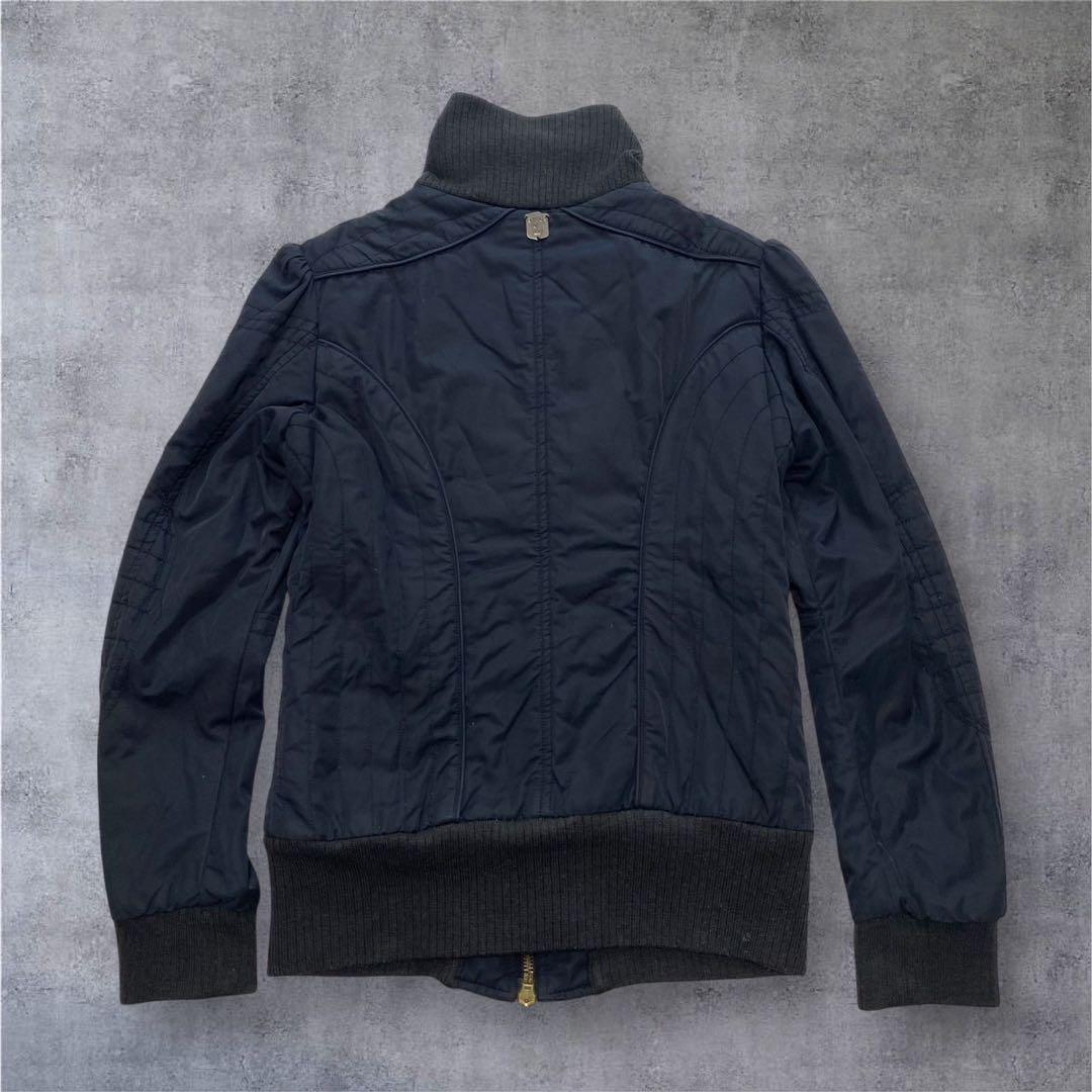 DIESEL ディーゼル　黒　Y2K ミリタリージャケット　ジップアップ