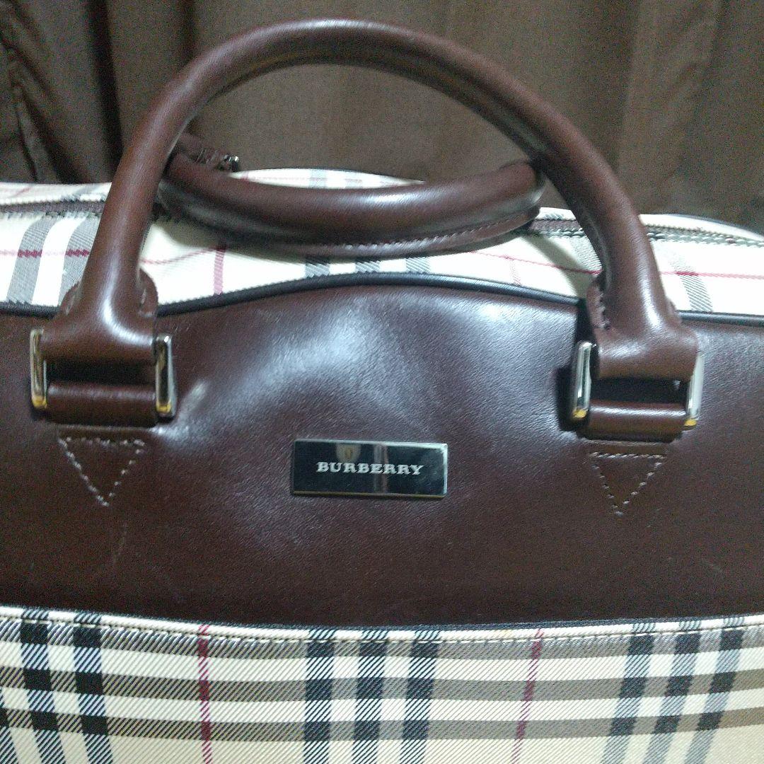 バーバリーボストンバッグ、超美品