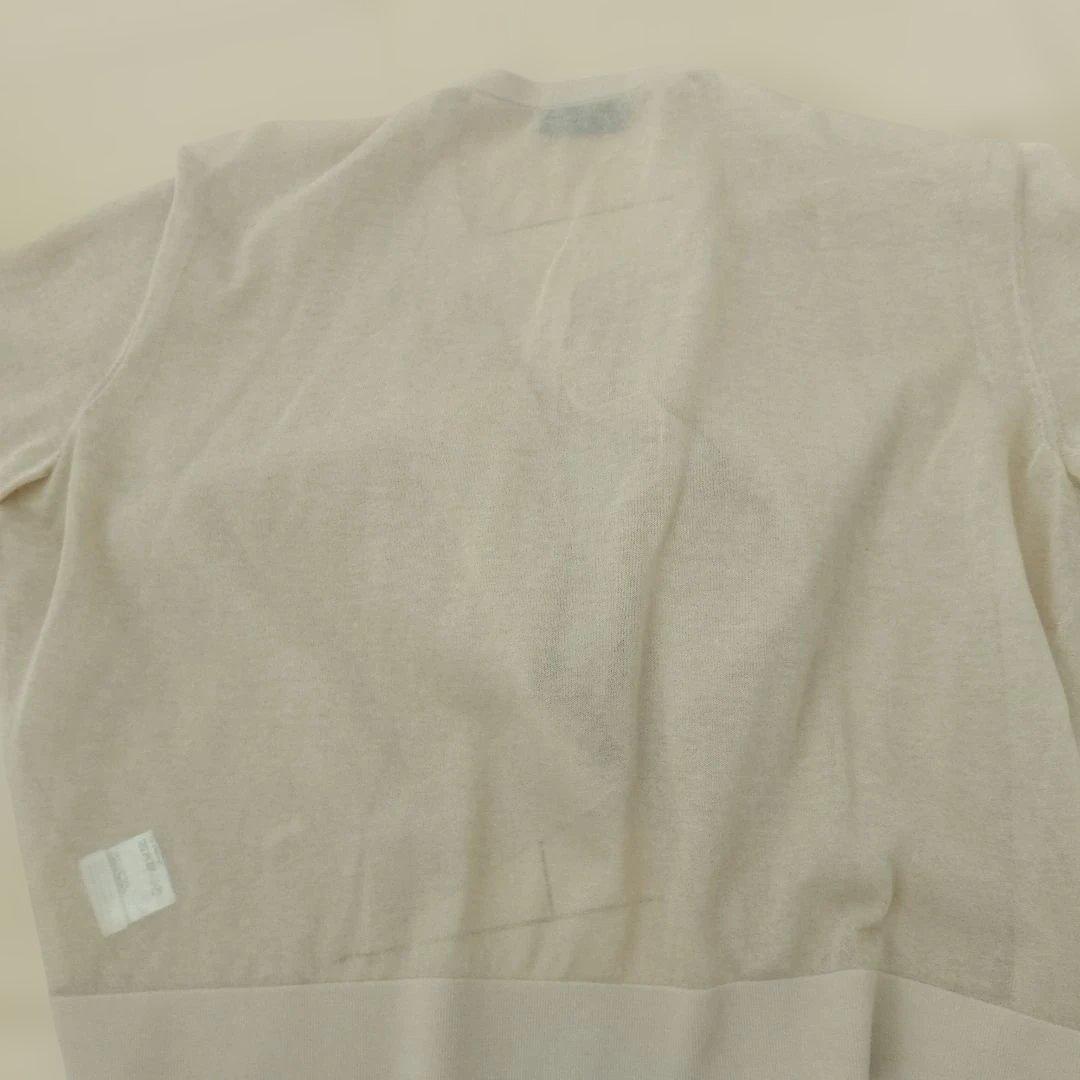 AKRIS ベージュ シアーカーディガン