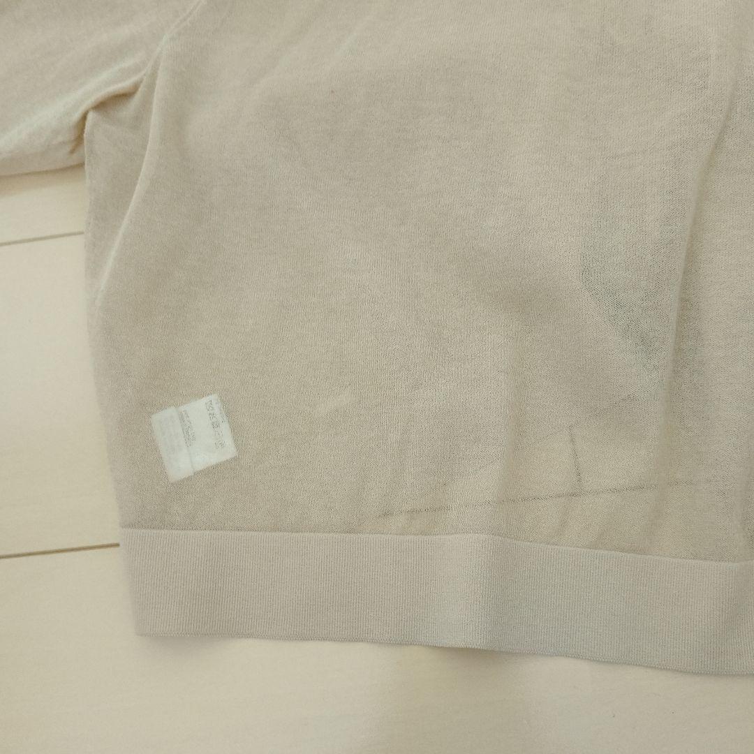 AKRIS ベージュ シアーカーディガン