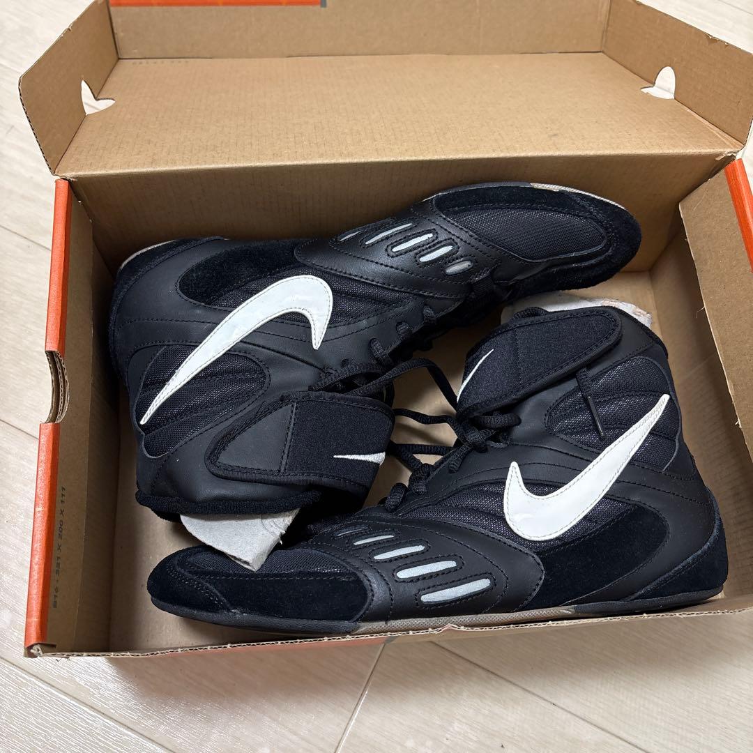NIKE Speedsweep V ボクシングシューズ US9 27cm 白黒