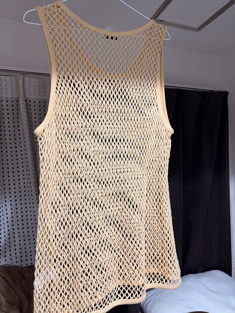 CMMN SWDN mesh tank top(OURS 着用品)