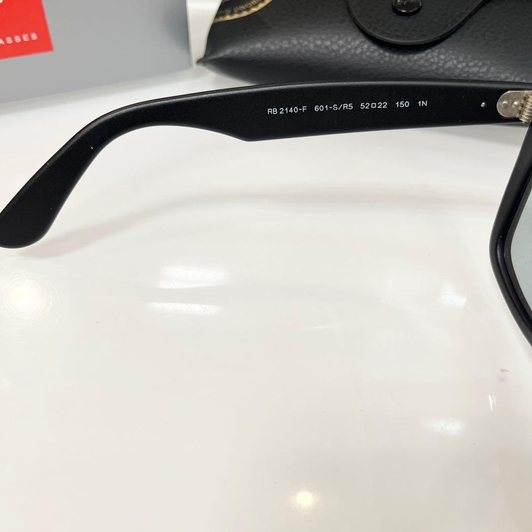 横浜即発送RayBanWAYFARER マットブラック/ライトグレイ木村拓哉さん