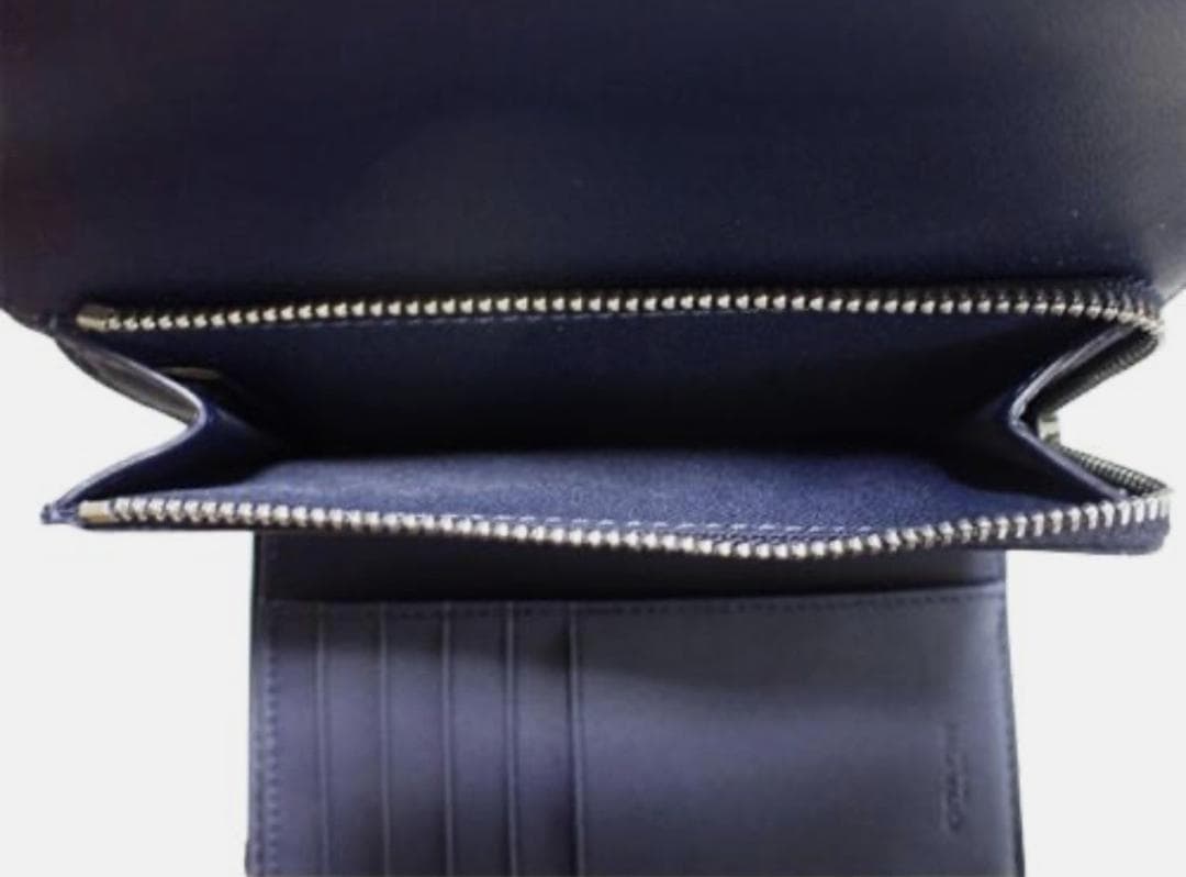 COACHコーチエッセンシャル ミディアム フラップ ウォレット三 つ折り財布