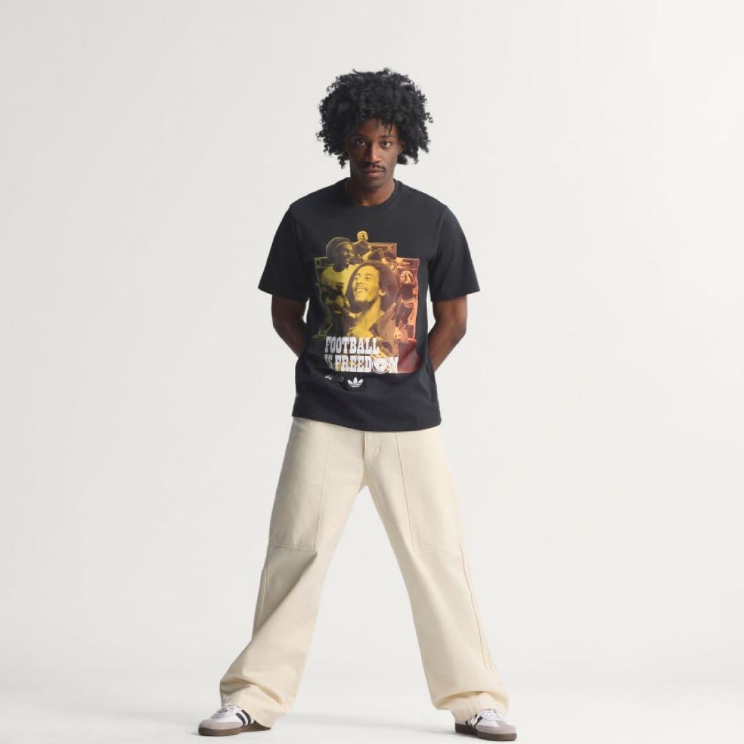 新品　adidas アディダス　ボブマーリーTシャツ Ｌサイズ