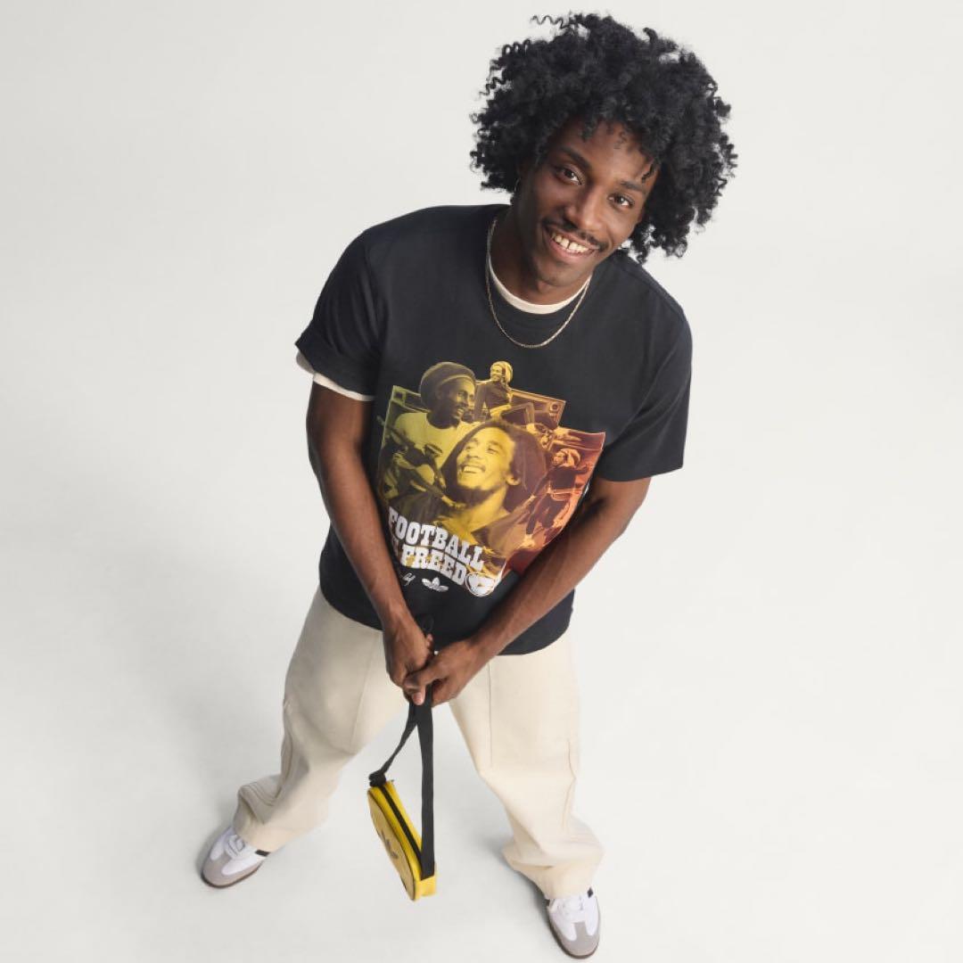 新品　adidas アディダス　ボブマーリーTシャツ Ｌサイズ