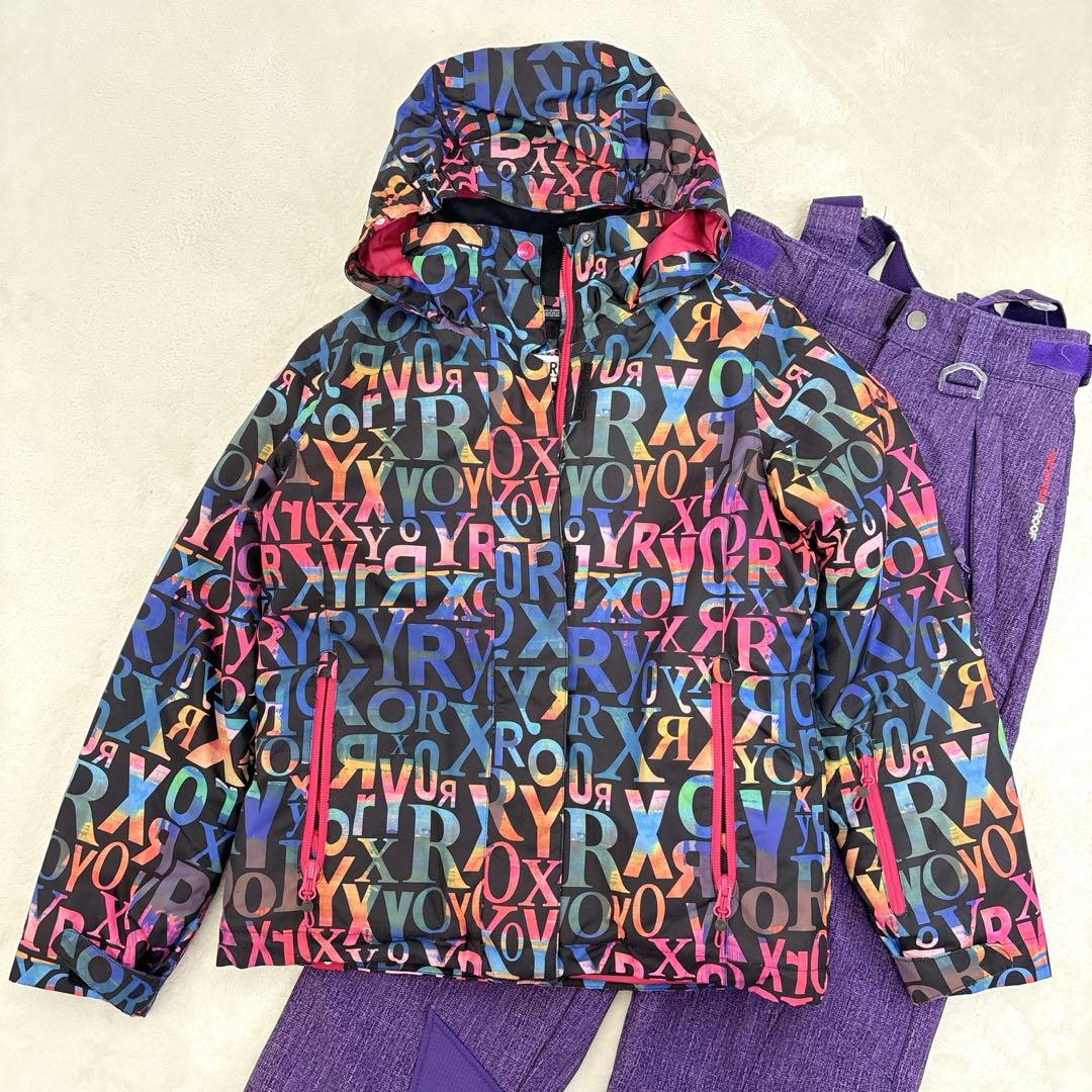 ロキシー スノーウエア キッズ 上下セットアップ スノボウェア