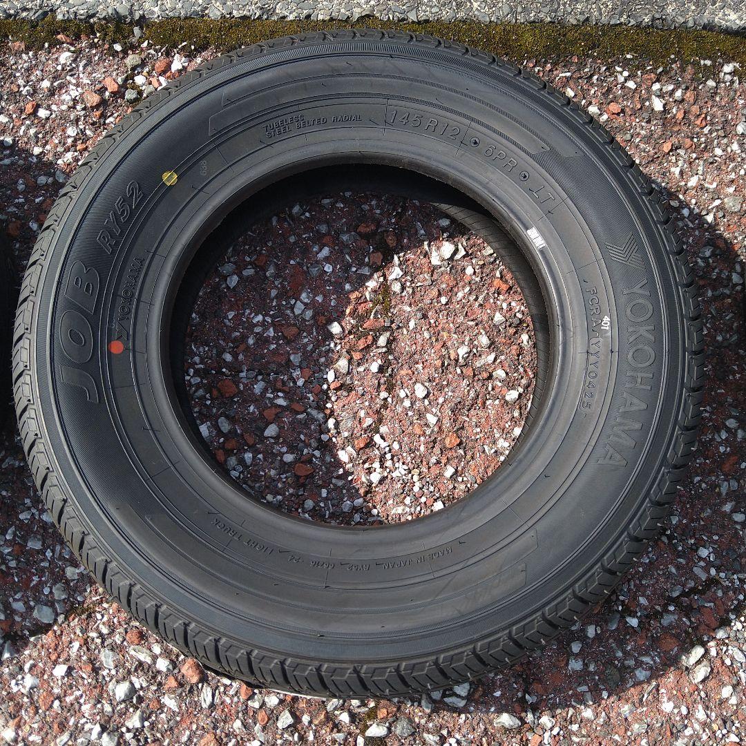 ⭕新品未使用❗ヨコハマ 上級エコ❗サマータイヤ❗ 145R12 6PR⭕25年製
