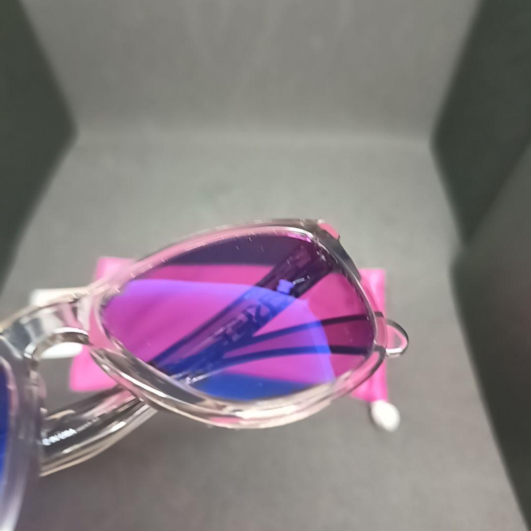 MADE IN USA オークリー　FrogSkins　クリアフレーム