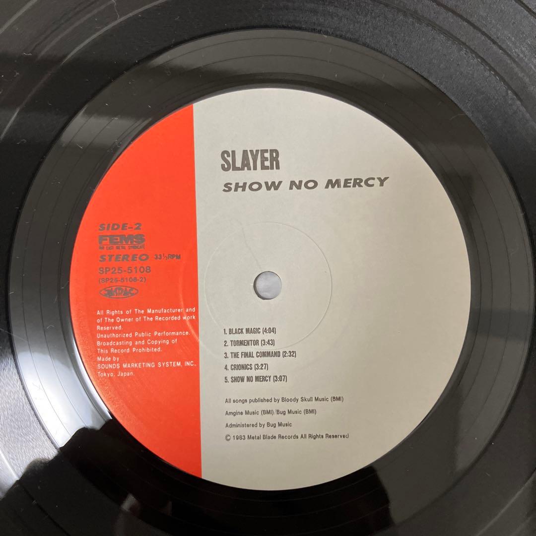 Slayer / Show No Mercy / LPレコード国内盤 帯付き