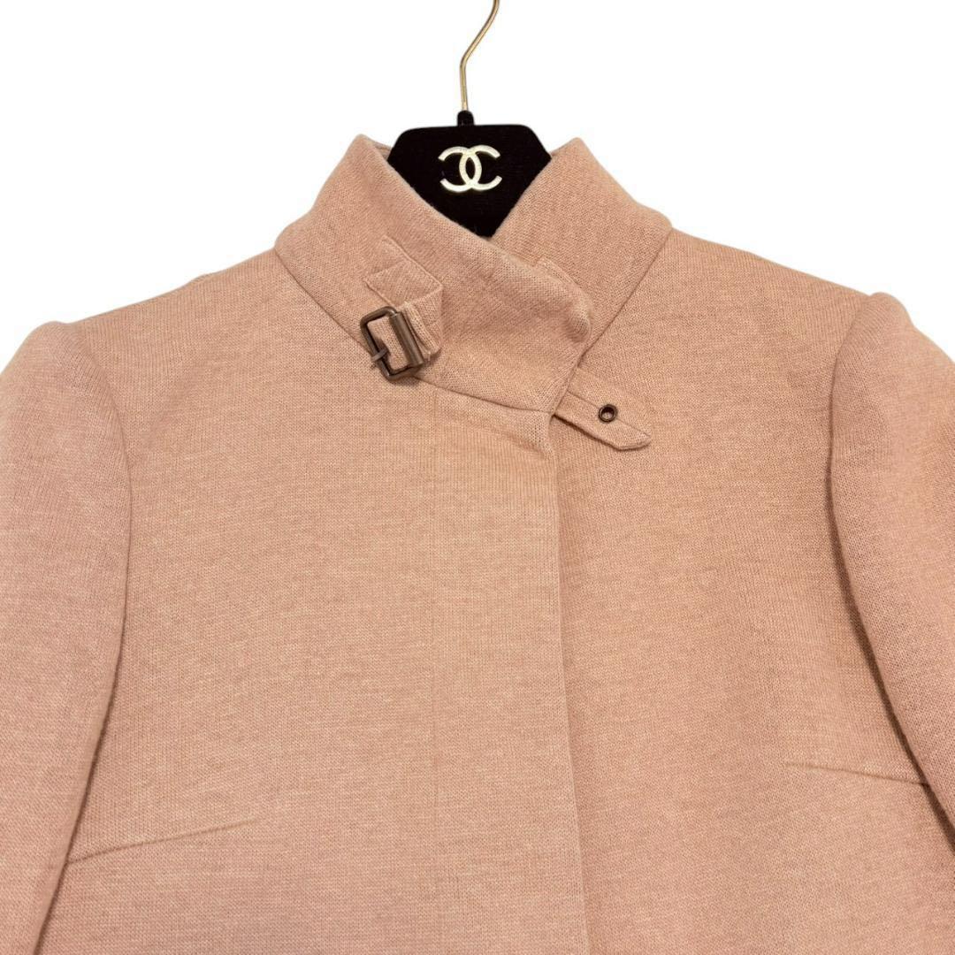 【美品】 BURBERRY LONDON ウール ステンカラーコート レディース