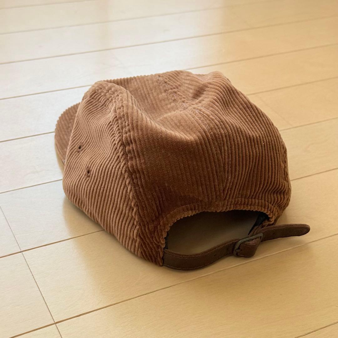 【お値下げ中】 Supreme コーデュロイ キャップ ブラウン ボックスロゴ