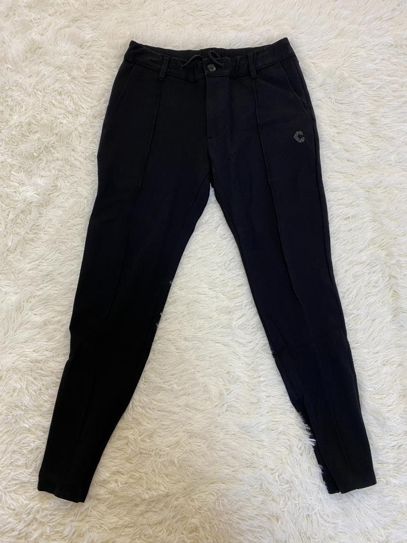 【美品】CRONOS クロノス メンズ スーツ ブラック 黒 Sサイズ