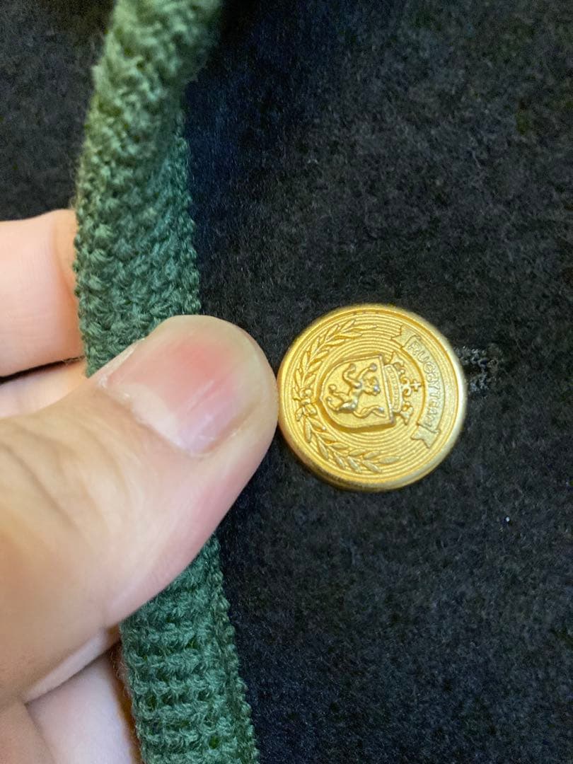 SINA COVA シナコバ　金ボタン　ジャケット　パイピング　刺繍　ウール