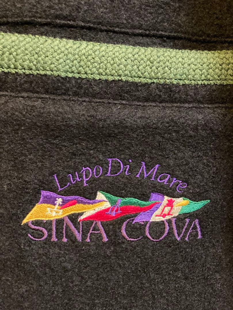 SINA COVA シナコバ　金ボタン　ジャケット　パイピング　刺繍　ウール