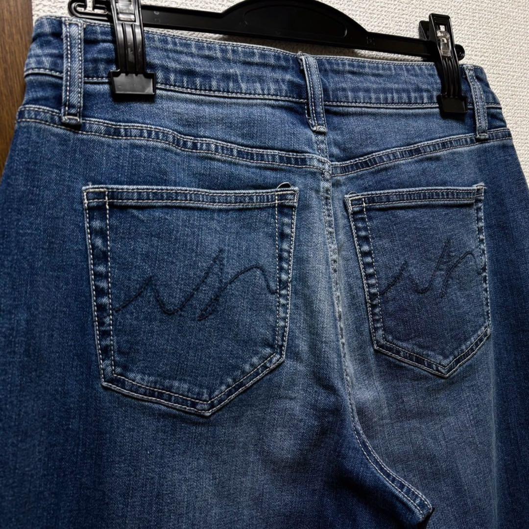 かりんとう♩新品タグ付き☆インディヴィ ワイドストレート デニムパンツ