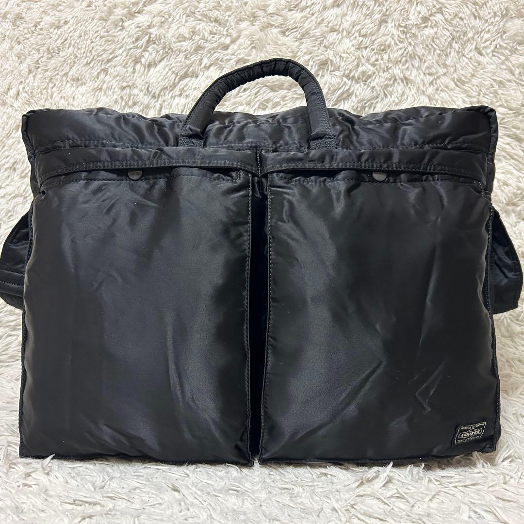 未使用級✨ ポーター タンカー ボストンバッグ 2way 黒 ブラック