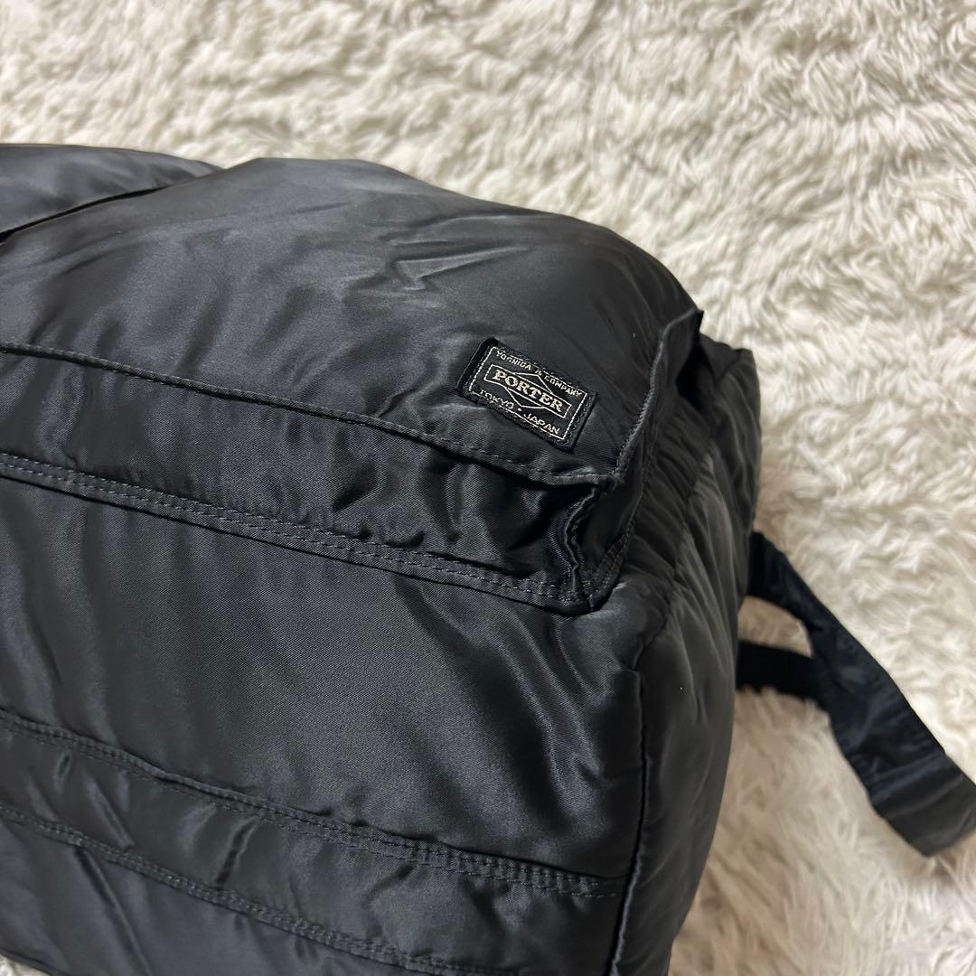 未使用級✨ ポーター タンカー ボストンバッグ 2way 黒 ブラック