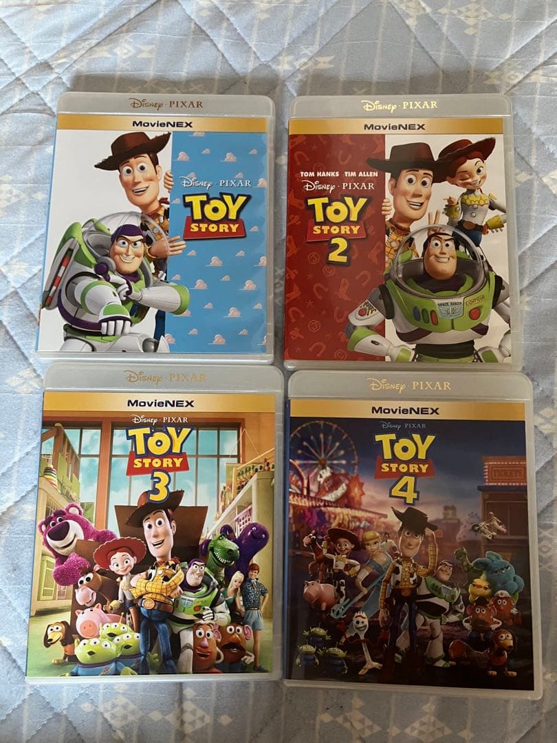 【美品】トイストーリー　４作品　MovieNEX Blu-ray 純正ケース