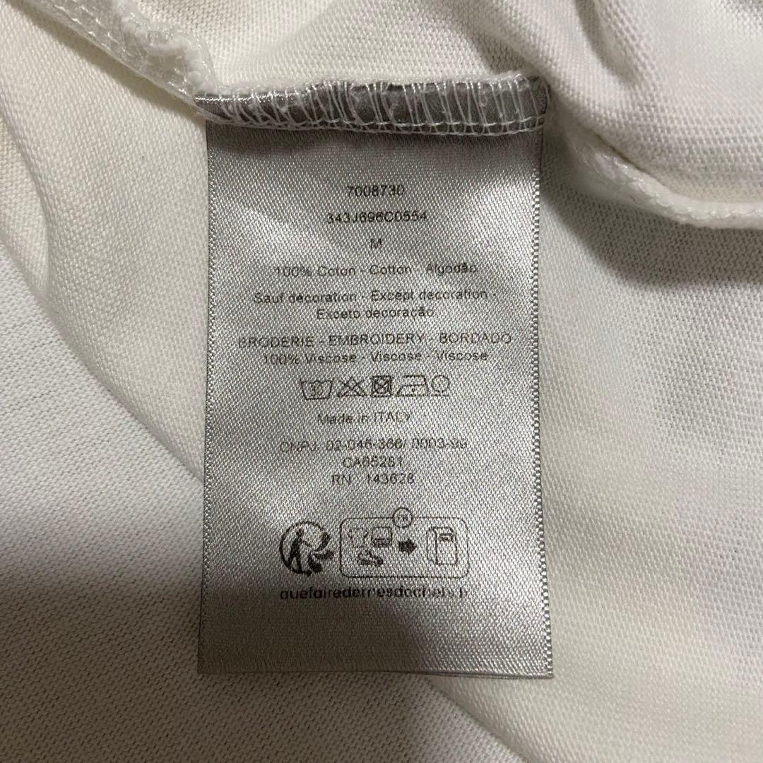 【大人気デザイン】 クリスチャンディオール 刺繍ロゴ 半袖 Tシャツ