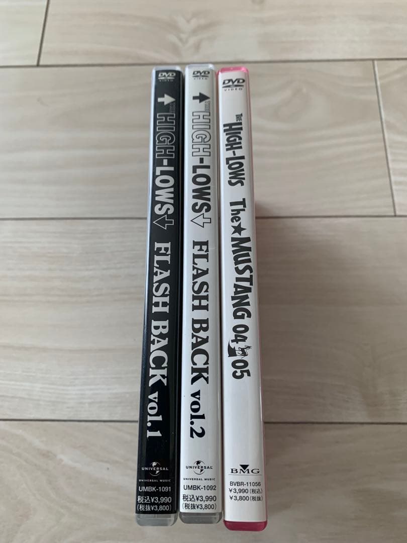 ザハイロウズ　DVD 3本セット　PV集　04-05ライブ盤