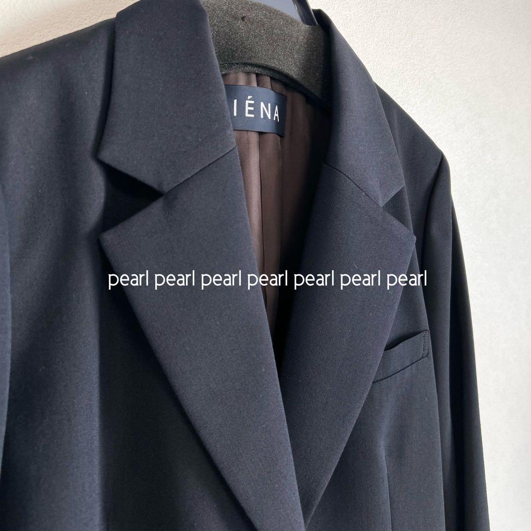 IENA イエナ◆新品同様 LIEN 金ボタンギャバウールシングルブレザー