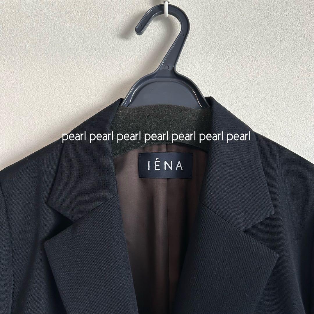 IENA イエナ◆新品同様 LIEN 金ボタンギャバウールシングルブレザー