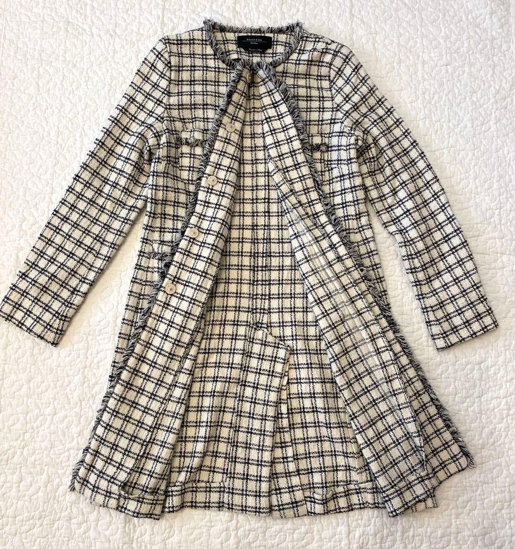 Max Mara マックスマーラ ツイード コート 36