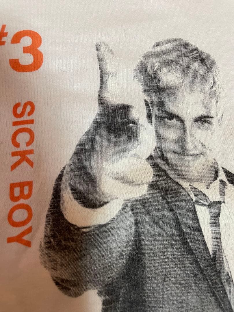 トレインスポッティング　Trainspotting Tシャツ希少なシックボーイ