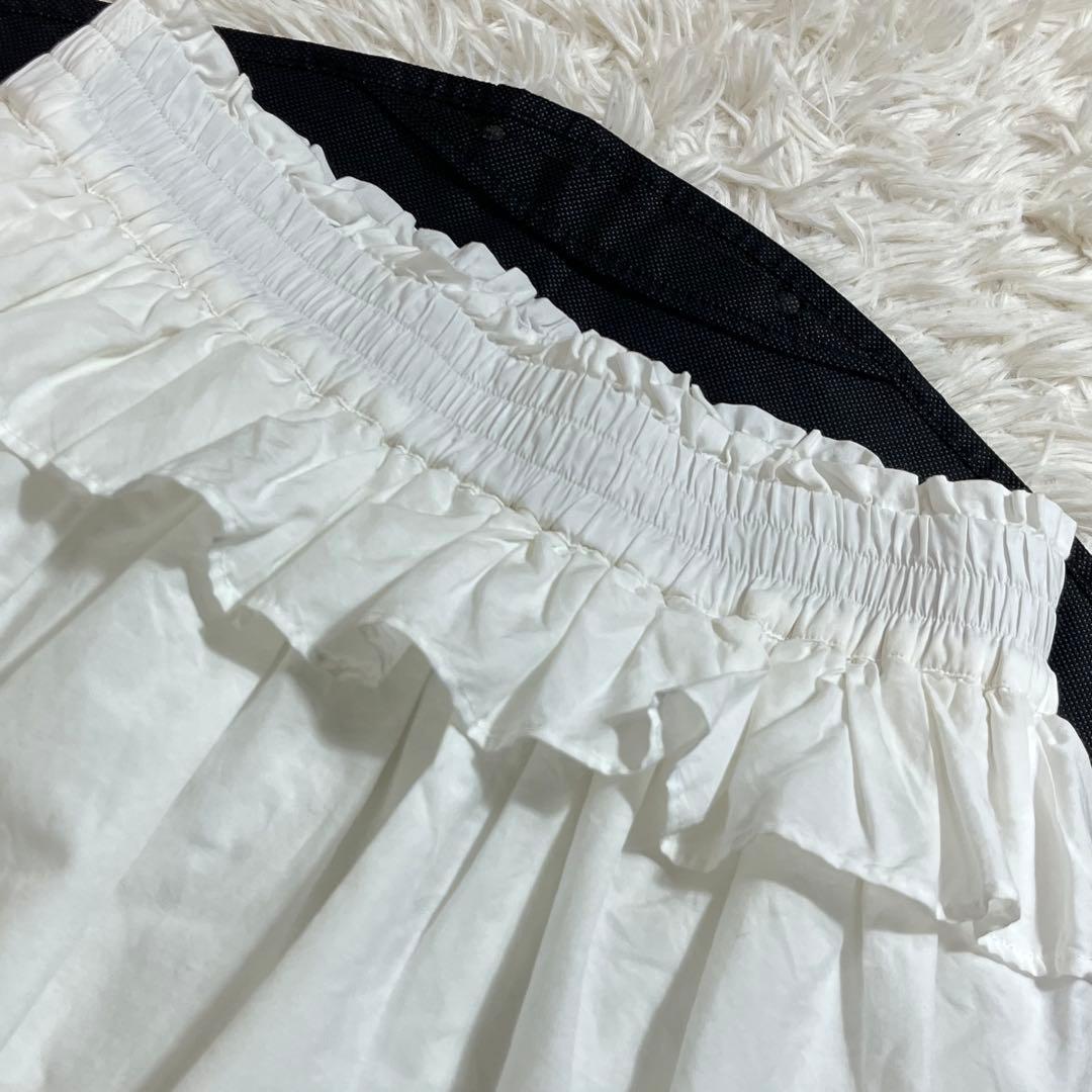 crinkle crinkle crinkle シルク混 ティアードスカート