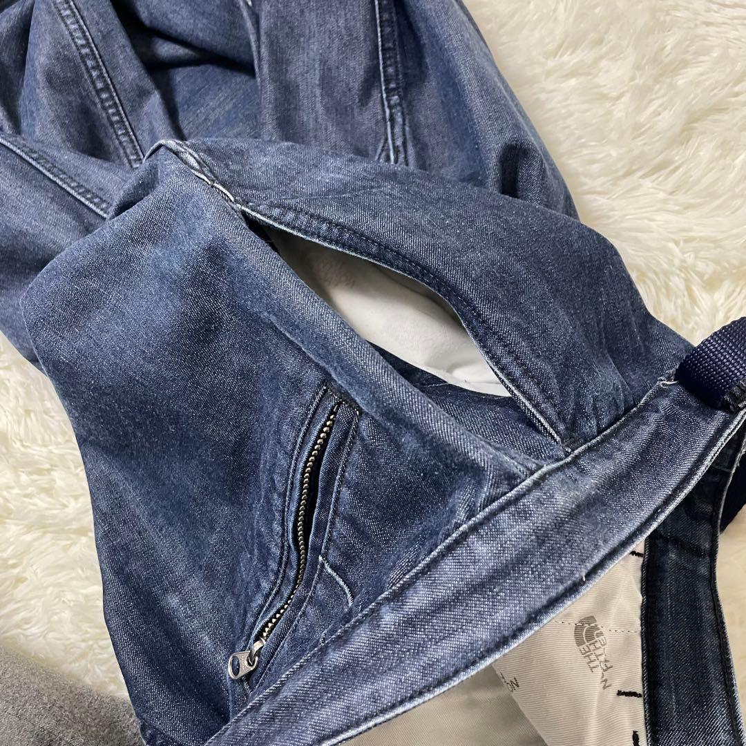 ザノースフェイス パープルレーベル デニムフィールドパンツ　ワイドパンツ