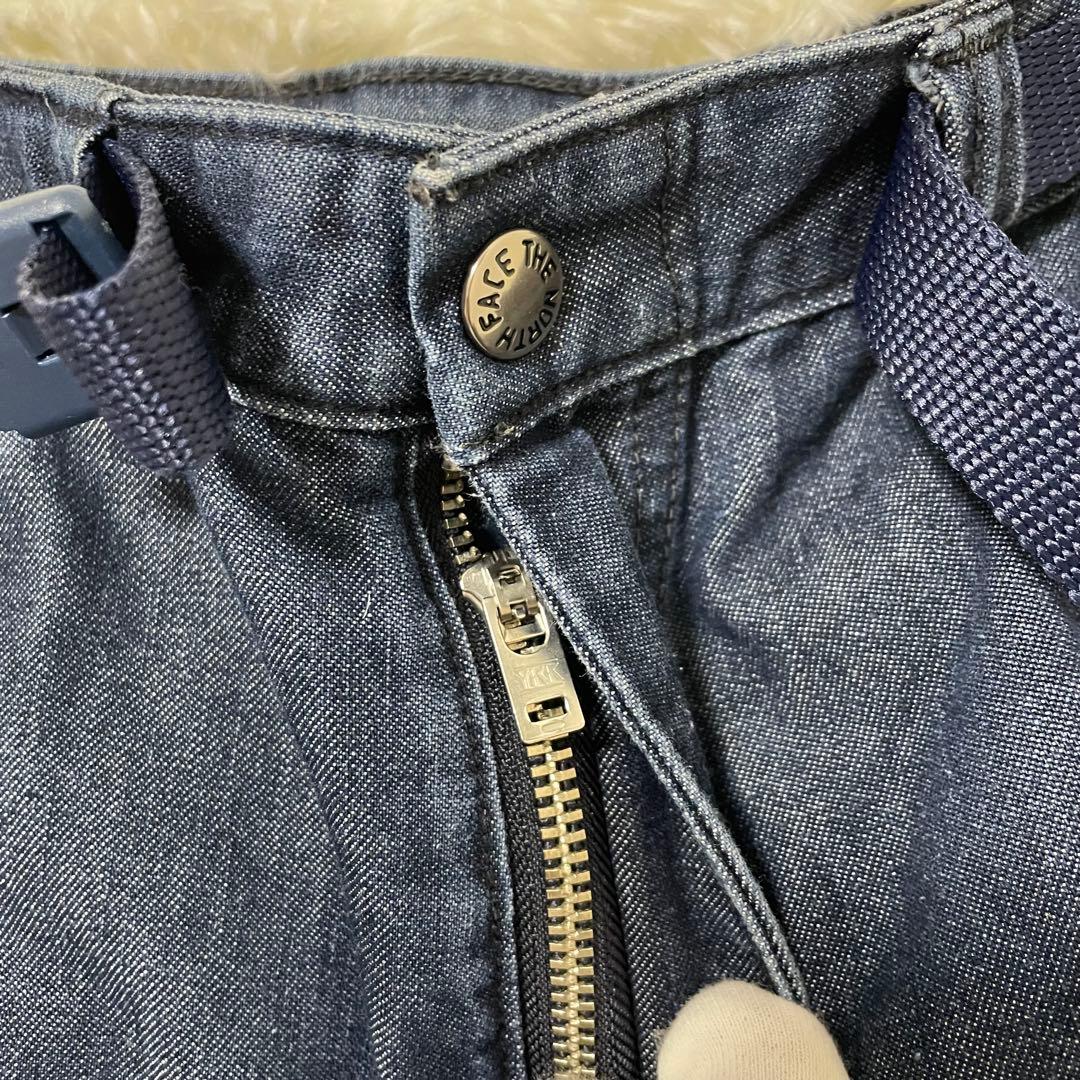 ザノースフェイス パープルレーベル デニムフィールドパンツ　ワイドパンツ