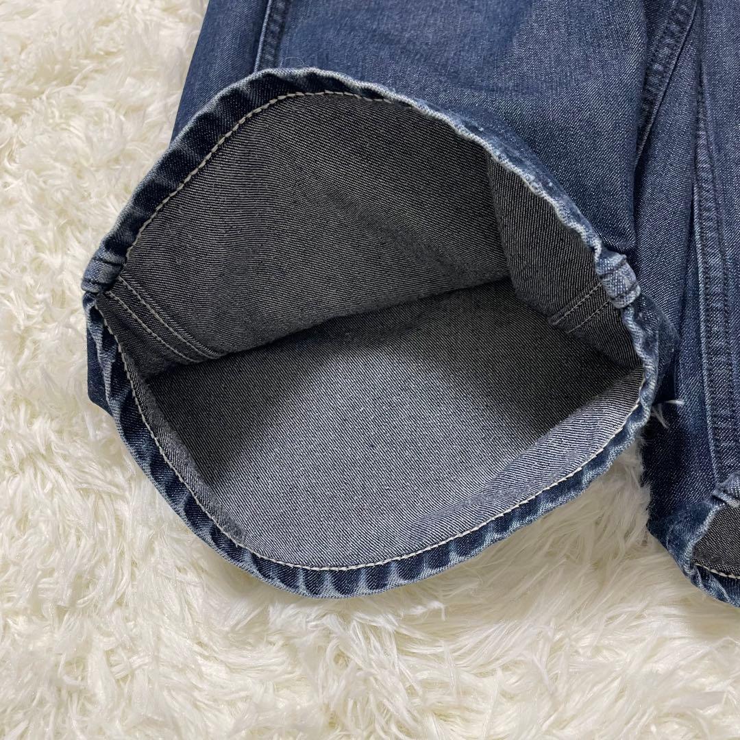ザノースフェイス パープルレーベル デニムフィールドパンツ　ワイドパンツ