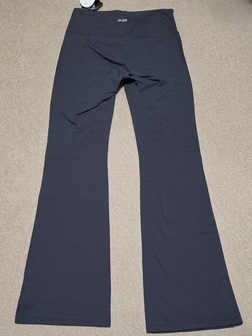新品　アンダール裏起毛シャロンフレアレギンス ロング　XL