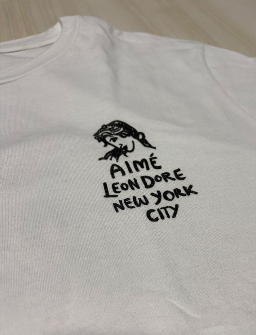 AIMÉ LEON DORE ホワイト Tシャツ L
