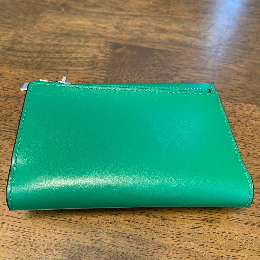 kate spade グリーン 三つ折り財布
