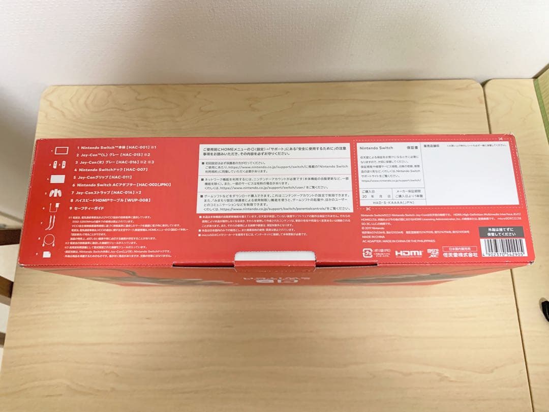 Nintendo Switch グレー 本体+Switchケース