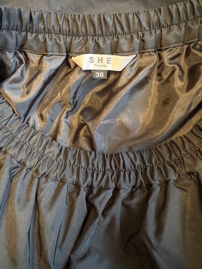 スカート SHE Tokyo Eleanor black 36