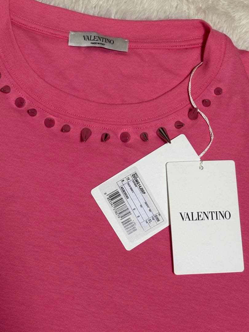 VALENTINO ピンク 半袖Tシャツ