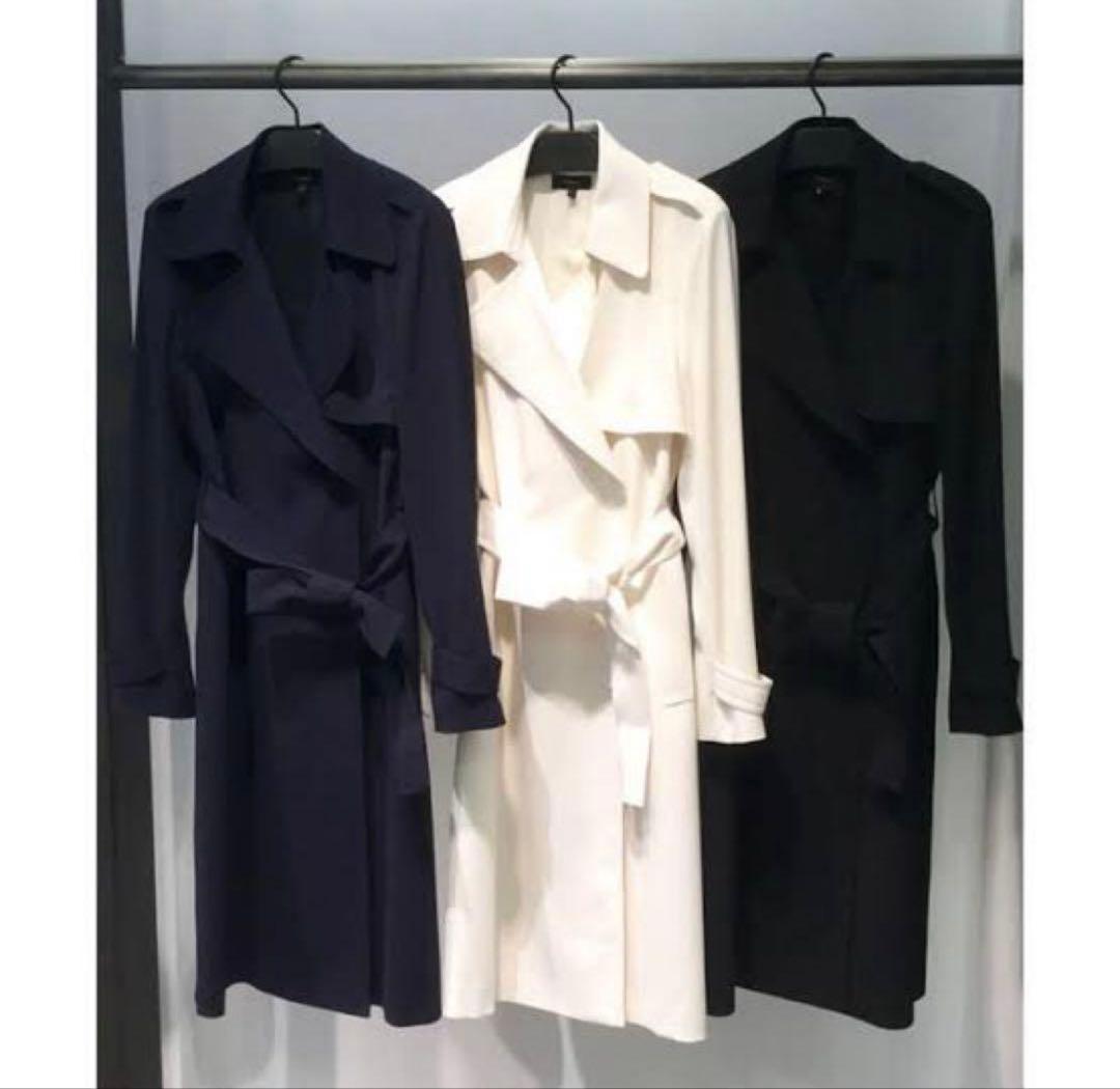 Theory 美品 ホワイト トレンチコート